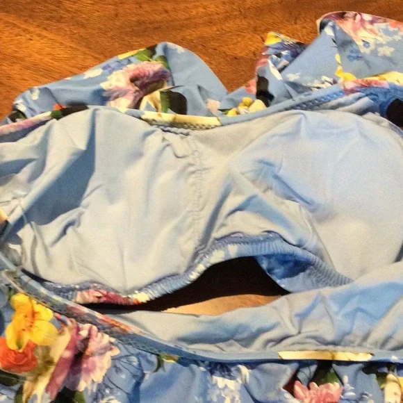 NWT $88 NANETTE LEPORE SMALL MONACO TEASE TOP NO PADDING - Picture 7 of 7